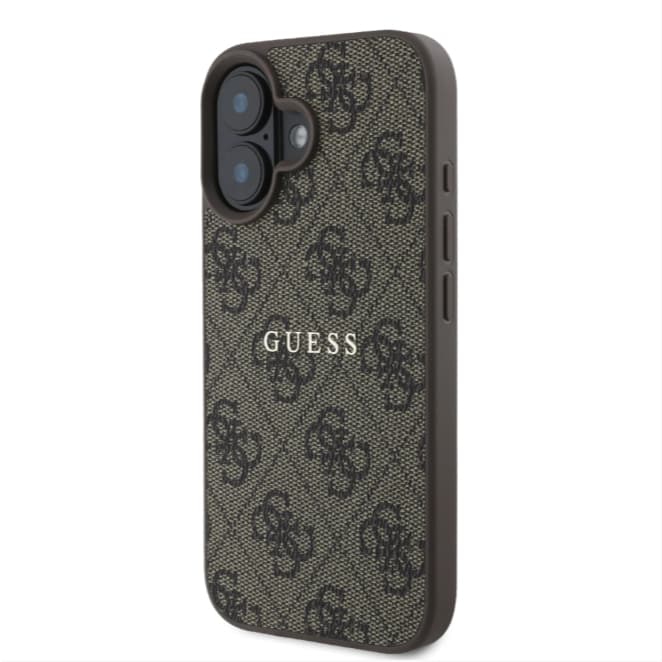 Capa Guess Eternal Monogram Para iPhone | Couro Tecido Slim