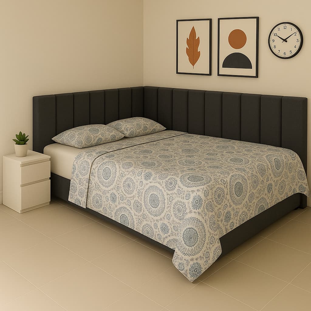Kit 17 Cabeceiras 60x20 Em L Para Cama Queen 60x20 Suede ( Envio Imediato )