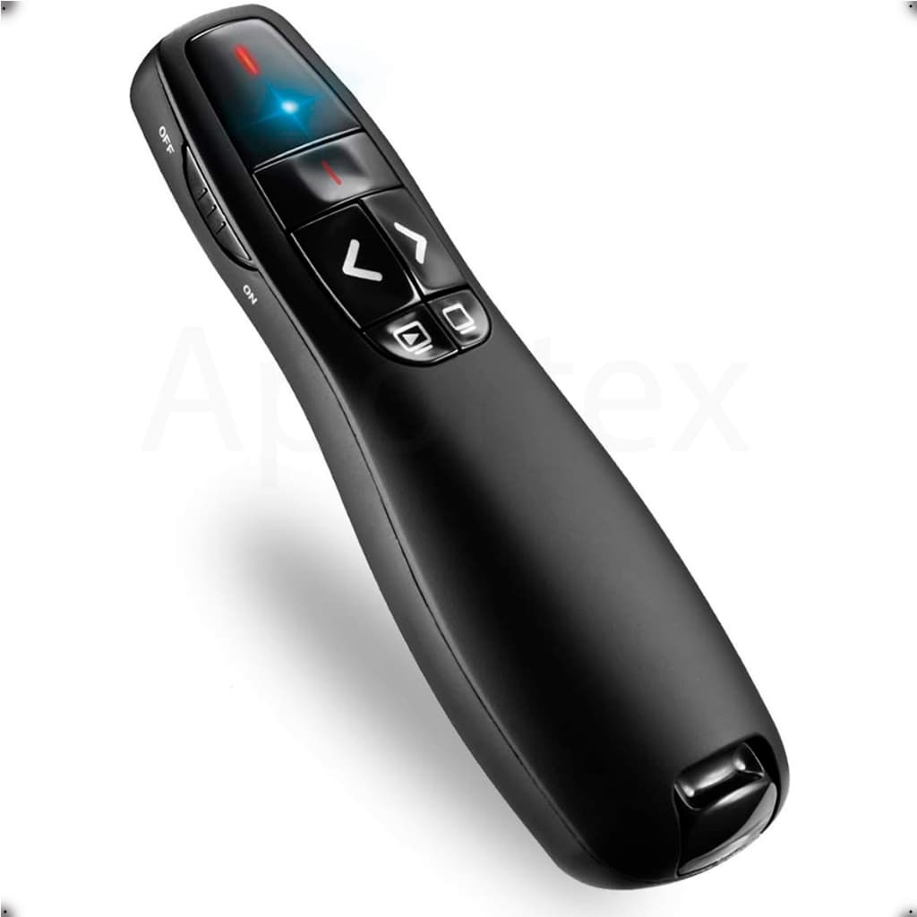 Apresentador Sem Fio Aportex USB com Laser Vermelho e Controle de Slides