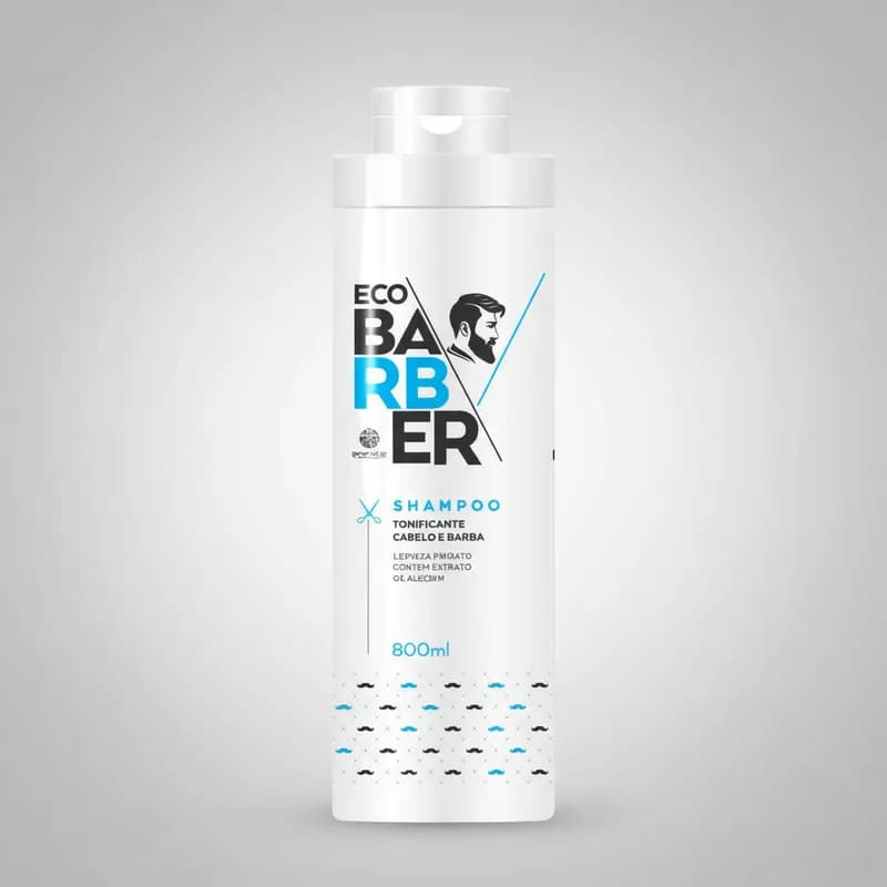 Shampoo Masculino Extrato Jaborandi E Mandioca – Hidratação e Prevenção da queda 800ml