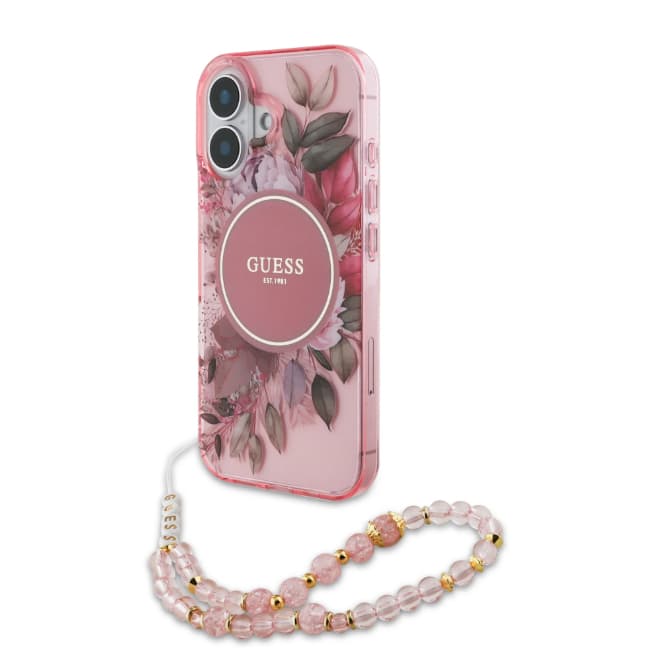 Capa Case Guess Garden Para iPhone 16 com Magsafe Floral