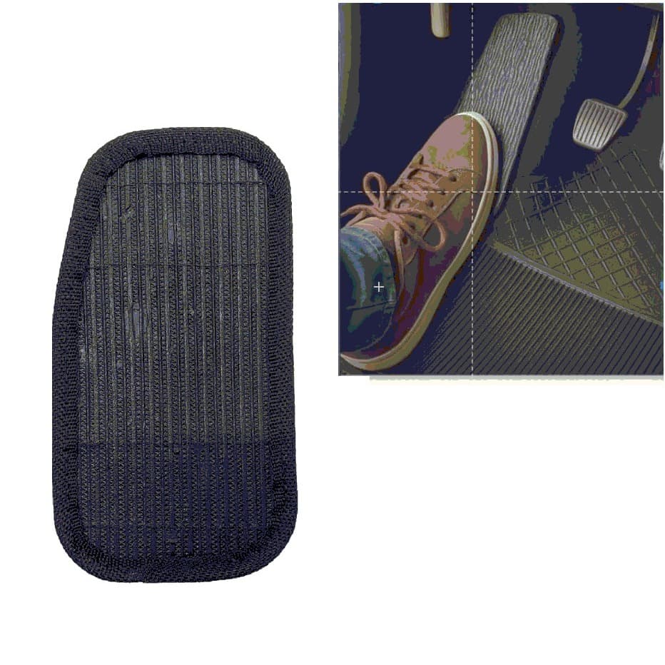 Tapete Descanso de Pé Borracha Pvc Universal Proteção Para Carpete Assoalho