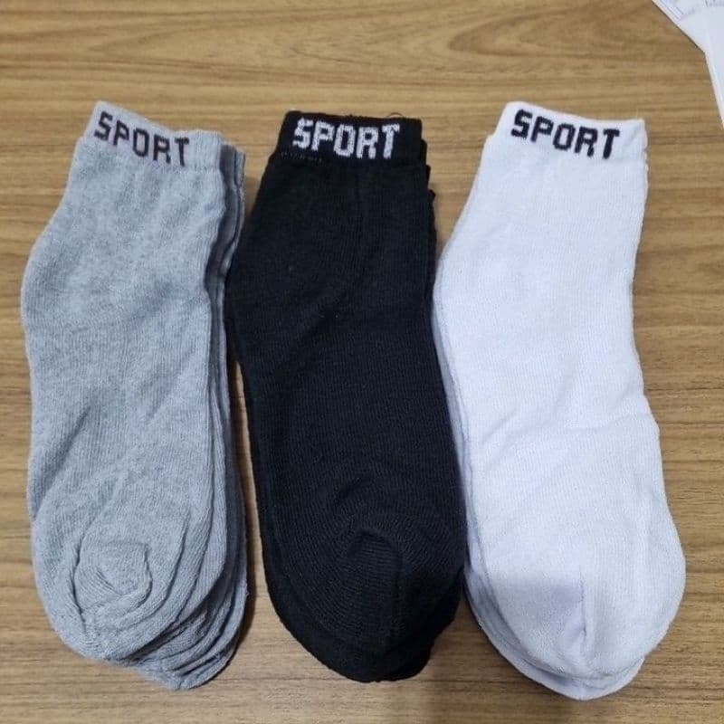 Meias soquete sport (algodão grossa, macia) veste 37 a 43