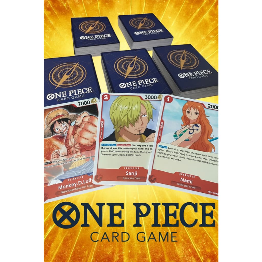 One Piece Lote de 50 e 100 Cartas Aleatórias Sem repetição Originais Bandai Luffy