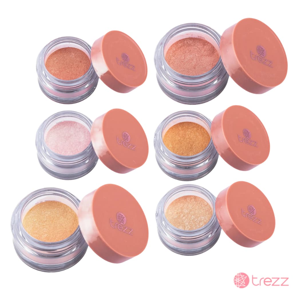 Trezz Pó Facial Iluminador Longa Duração Acabamento Luminoso e Natural - Escolha o Seu