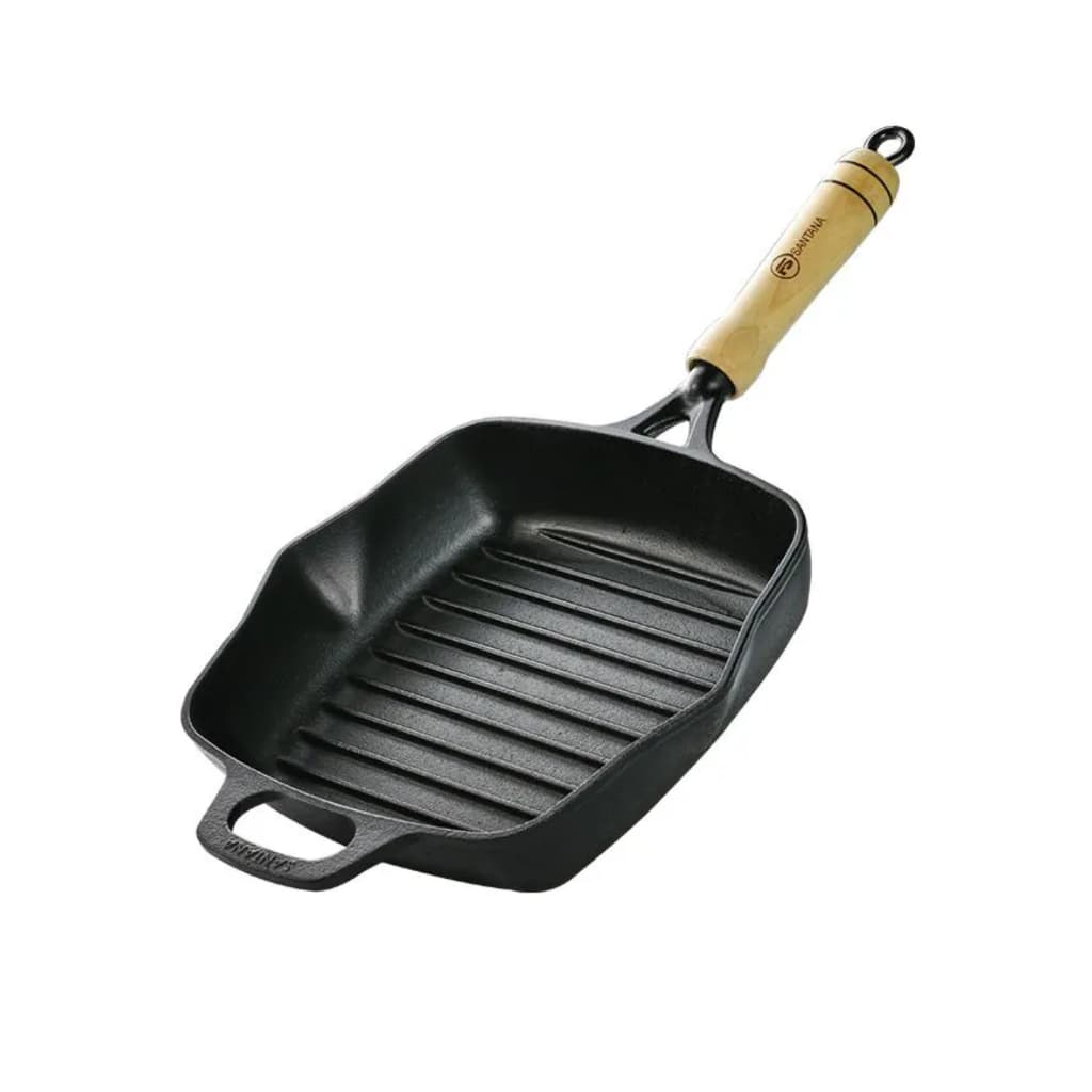 Frigideira Bistequeira 1,5L Grelhada Fundição Santana 22cm