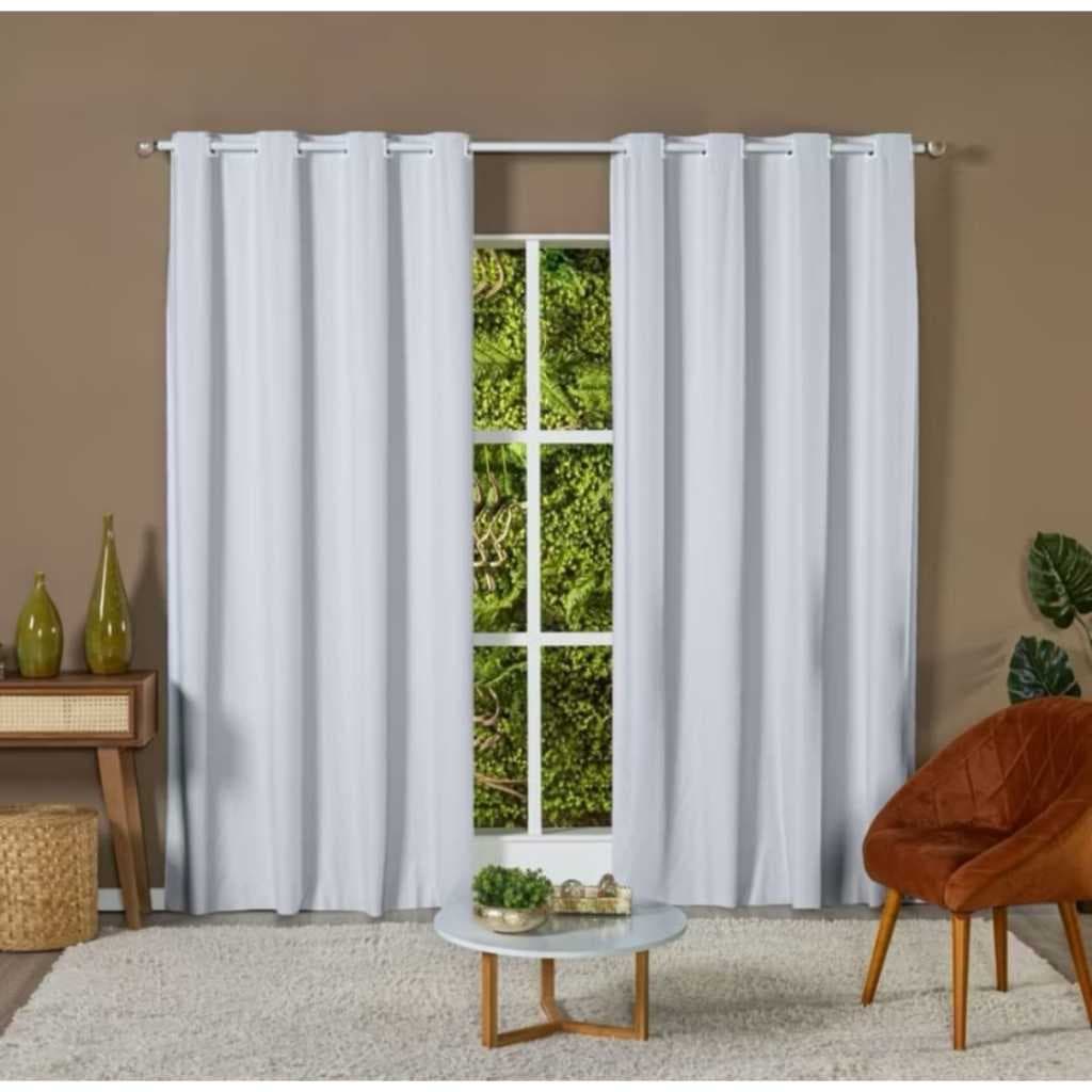 CORTINA BLACKOUT 100% PVC 2,60L X 2,30A PLASTICA LONGA