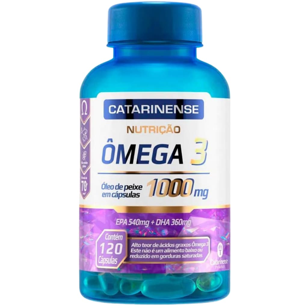 Ômega 3 1000mg 120 Cápsulas- Catarinense