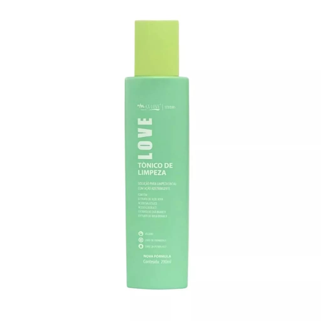 Tônico facial de limpeza Max Love | Demaquilante