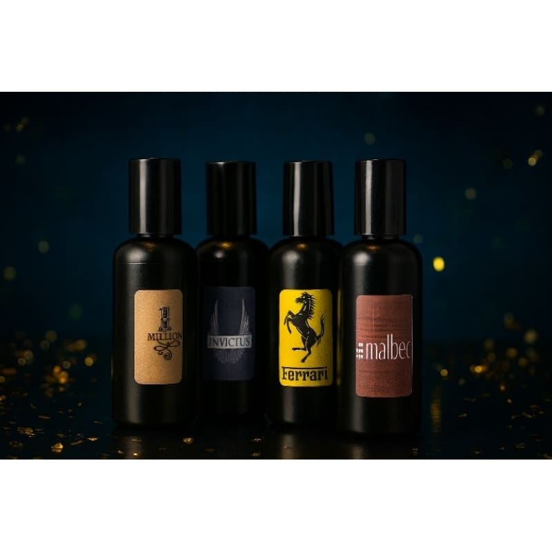 kit 04 perfumes bolso masculino maravilhosos viajem 60 mls envio imediato