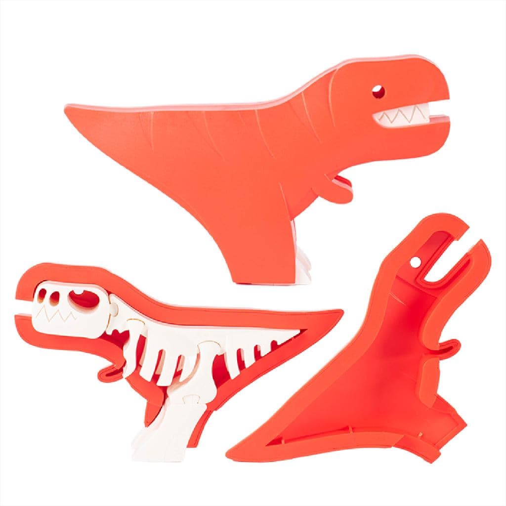 Dinossauro Esqueleto Magnético Infantil Brinquedo Jurássico Colorido Colecionável Cenário Temático
