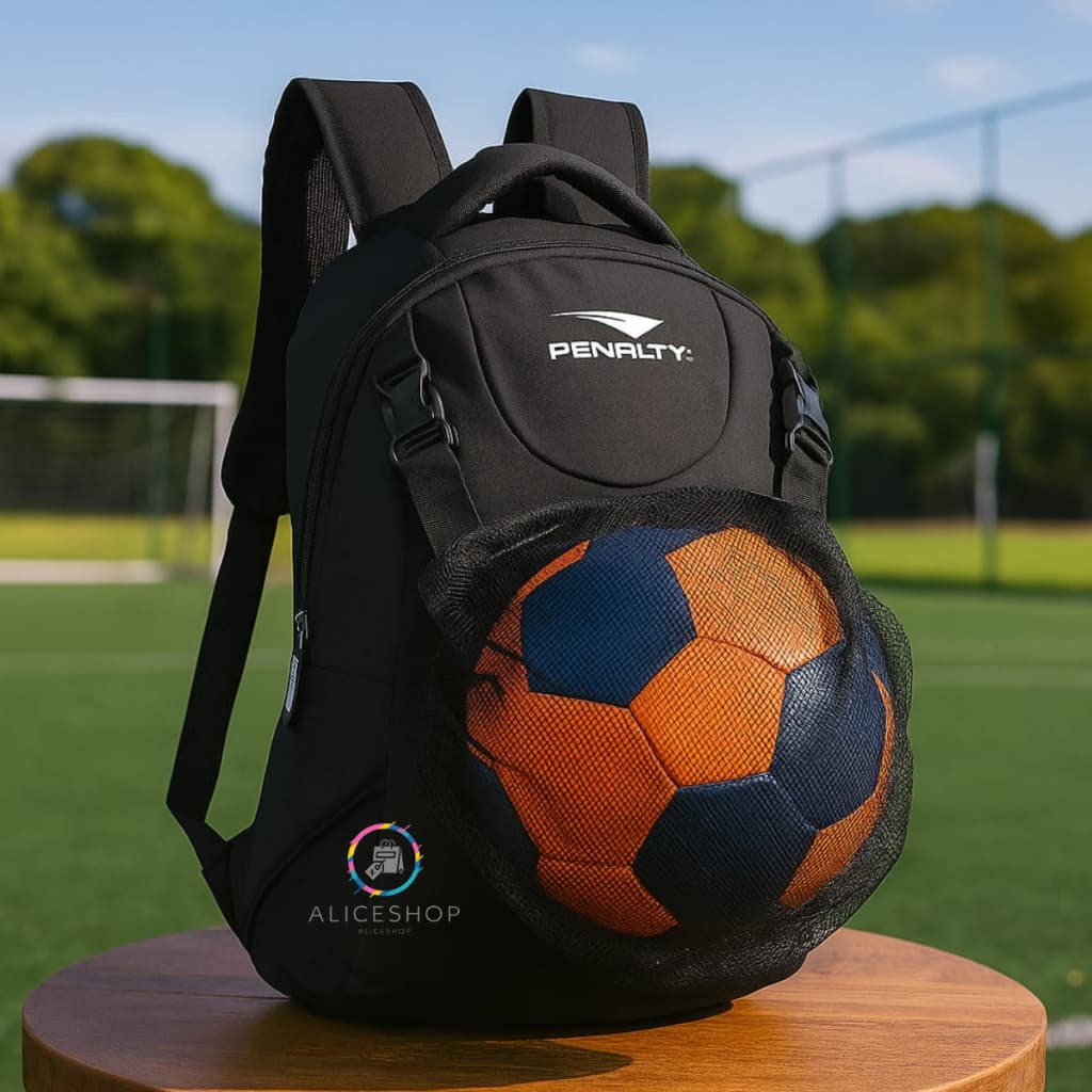 Mochila Penalty Compartimento Rede Porta Bola 20L Ideal para Esporte Academia Dia a Dia