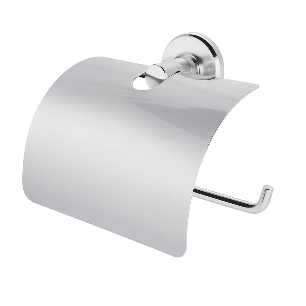 Papeleira Com Tampa Inox Porta papel Higiênico