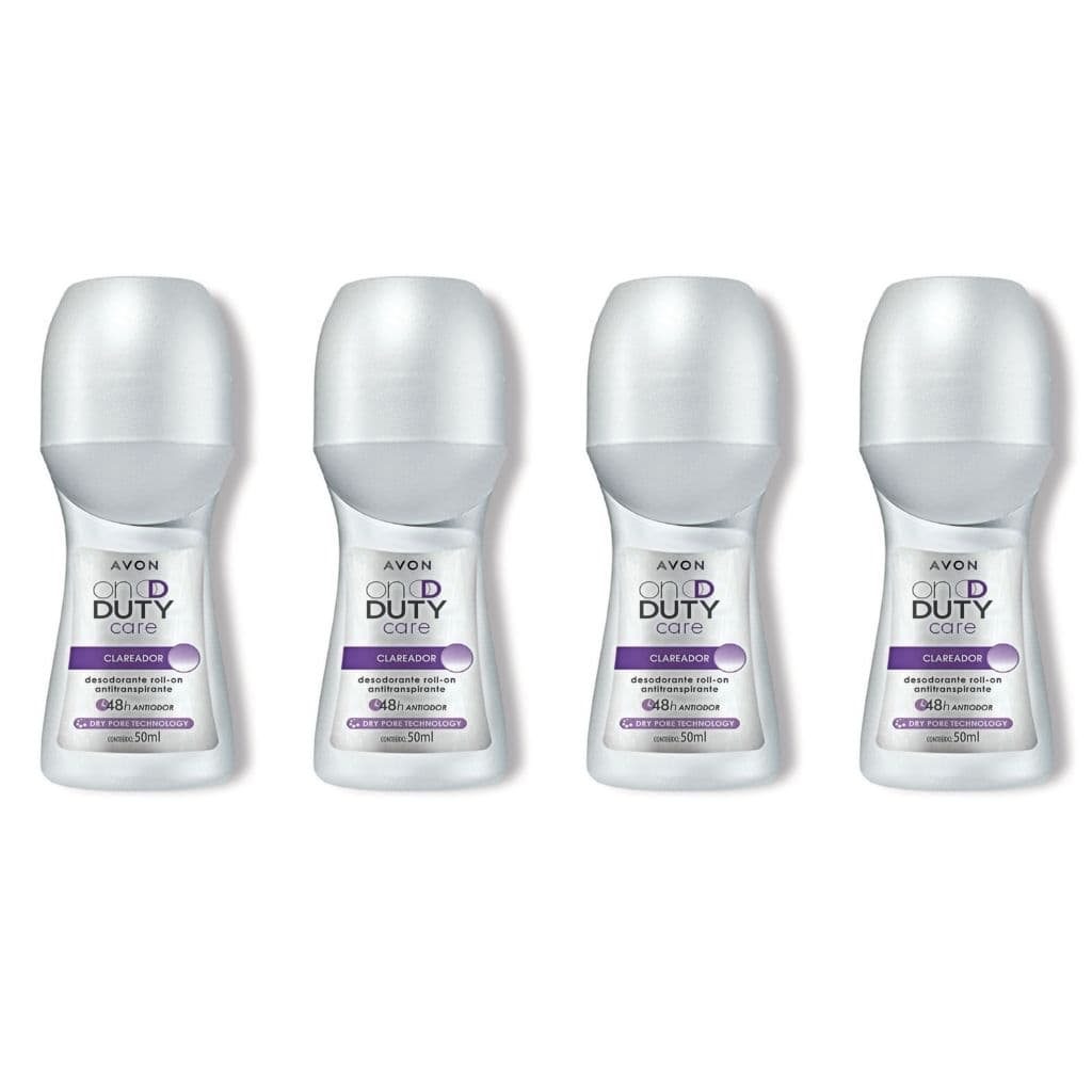 Roll on On Duty Clareador Avon Kit com 4/6/10 (50 ml cada)- PRODUTO ORIGINAL