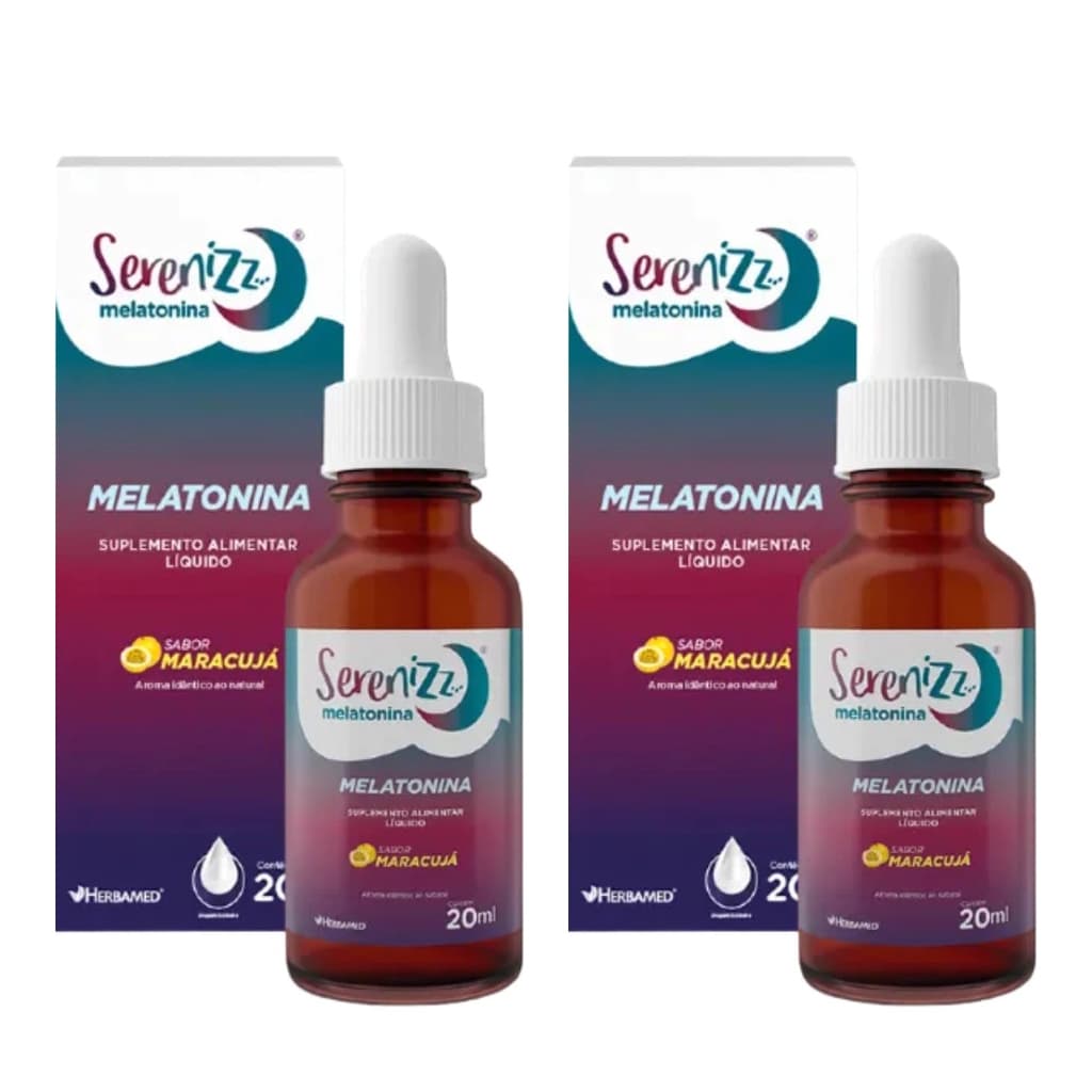 Serenizz Melatonina 20ml - Maracujá Herbamed