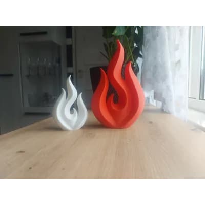 Decoração de Chama 3D – Decoração Moderna em Variações