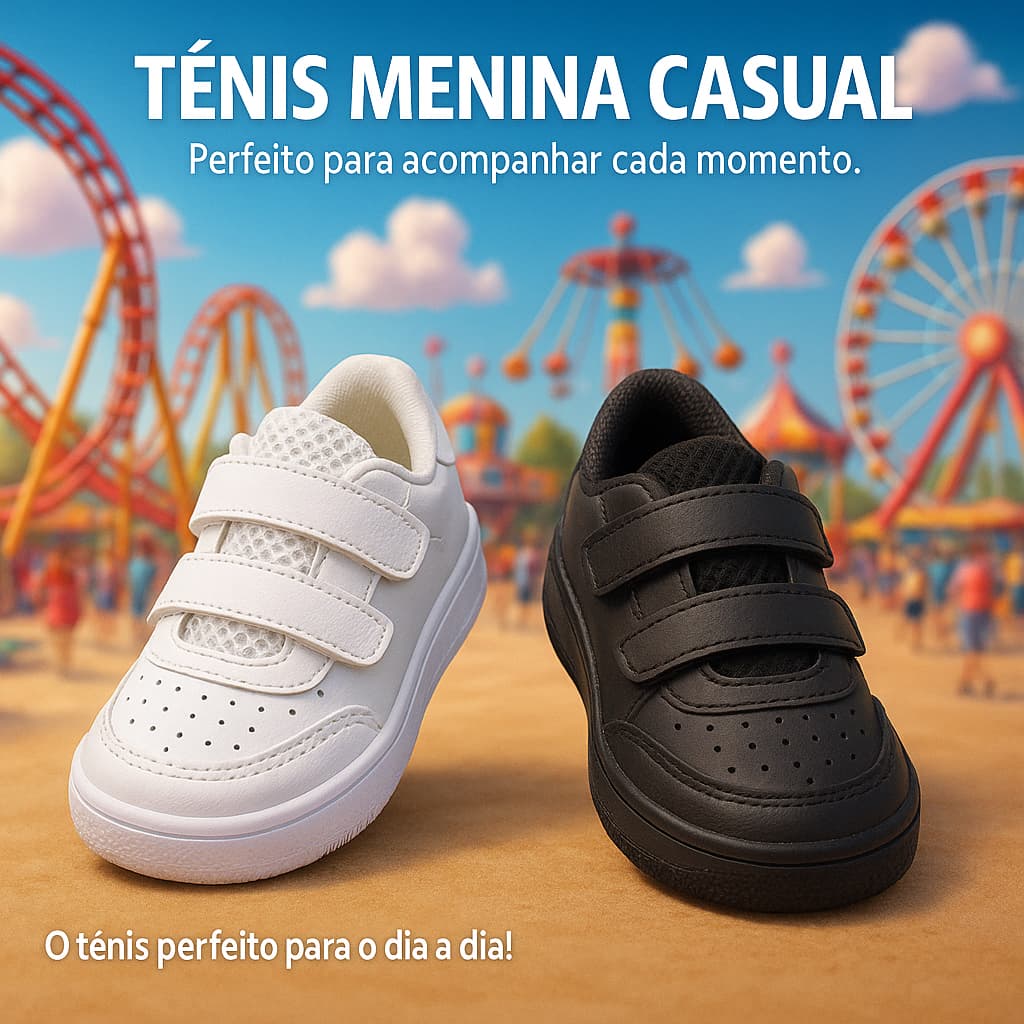 Kit 2 Pares Infantil Menina – Perfeito p/ Escola, Brincar e Passear - Envio Imediato