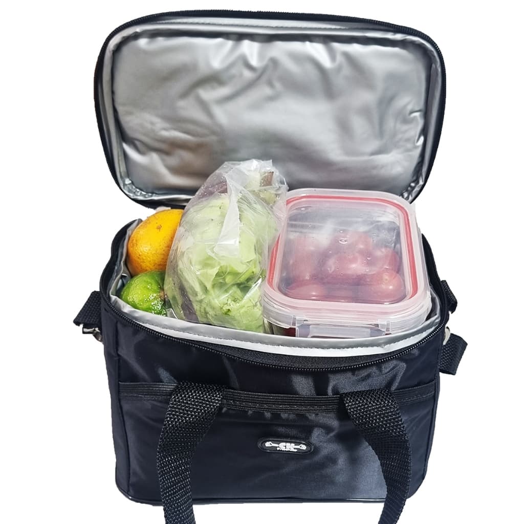 Bolsa Térmica Anti Vazamento Resistente Mini Cooler Bebidas Geladas Alça de Mão e Ombro