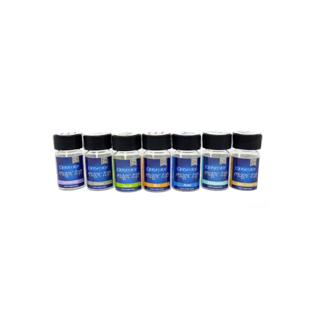 Lente de Contato Colorida OptyColor Magic Top HD PROMOCIONAL 1 UNIDADE (1 LENTE)