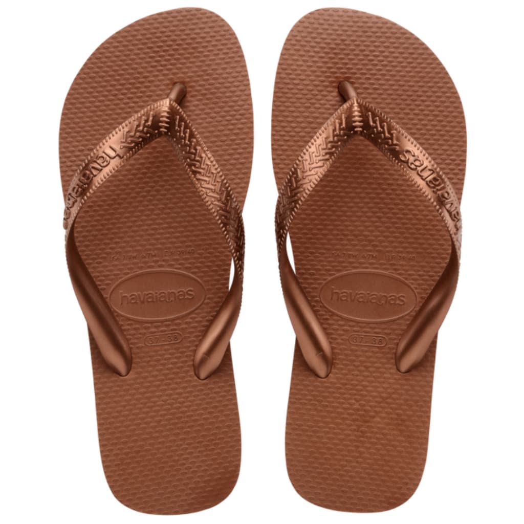 Chinelo Havaianas Top Feminino Correia Grossa Original Básica Praia Lilas Branca Preta Rosa Rose