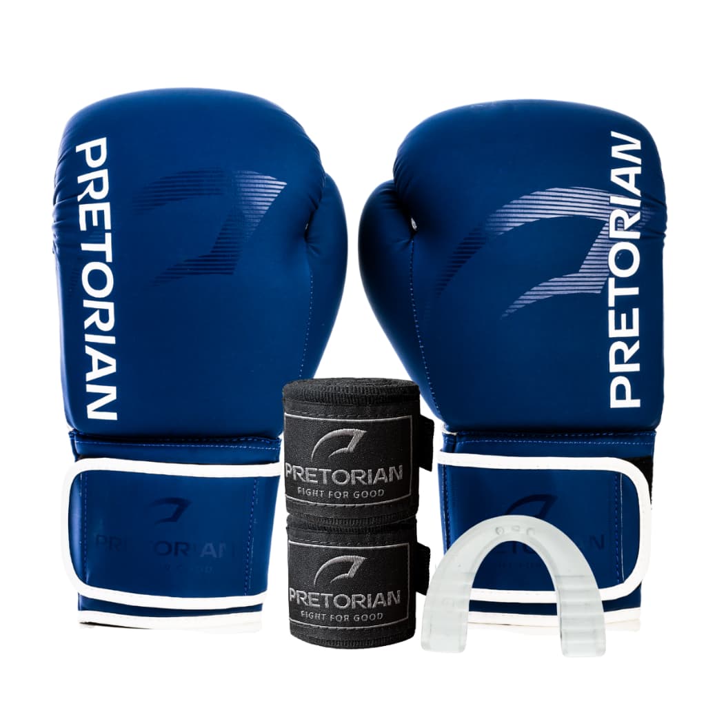 Kit de Boxe Completo: Luva de Treino, Bandagem e Bucal para Muay Thai, Kickboxing e Boxe