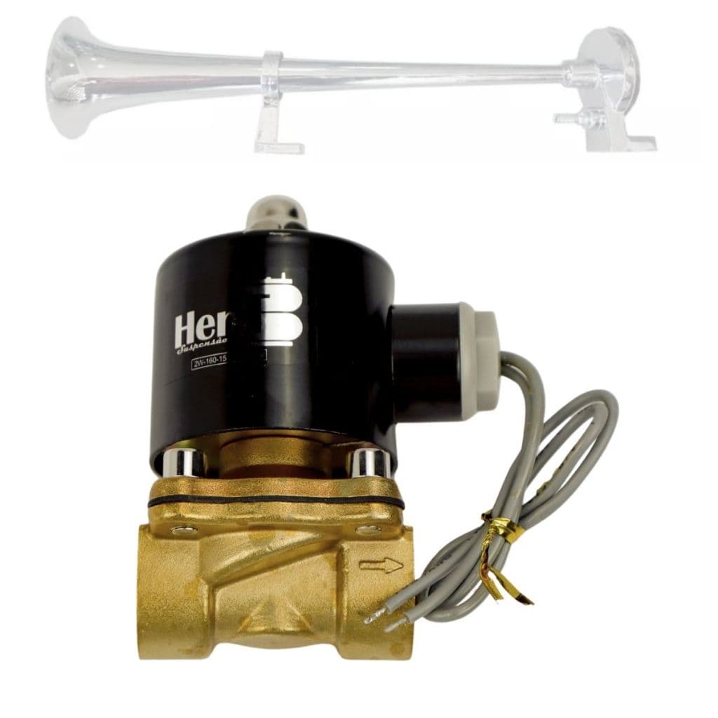 Válvula Solenoide 1/2 Para Buzina Marítima 24v Suspensão Ar