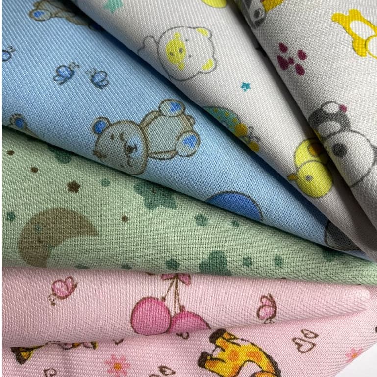 Flanela Estampada 100% Algodão 0,80 cmx1,00m, Cueiro Forro de Carrinho, Cueiro