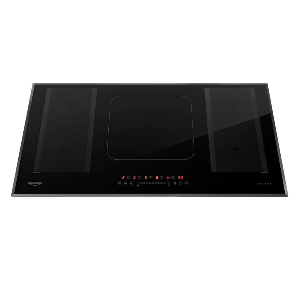 Cooktop Fogão Indução Preto 220v 9 Niveis + Turbo 5 Zonas Select Dako