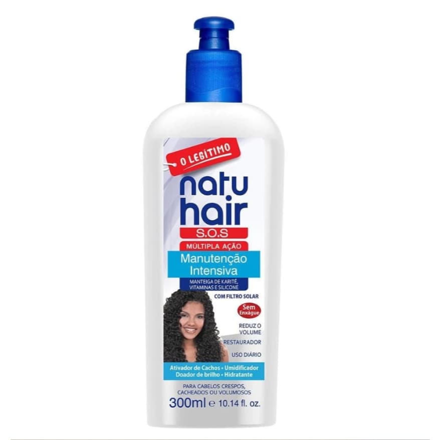 NATUHAIR SOS MANUTENÇÃO COM FILTRO SOLAR SEM ENXAGUA 300ml
