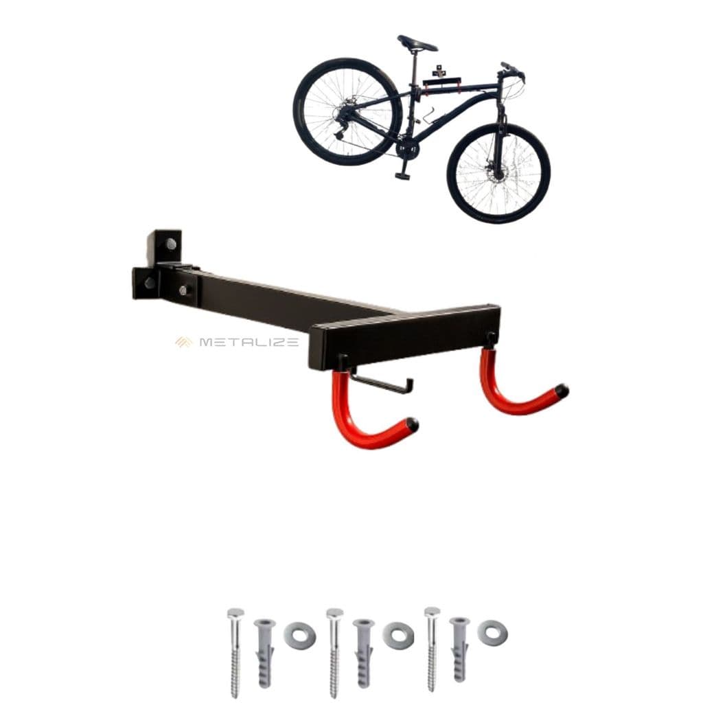 Suporte para Pendurar Bicicleta Bike Parede Reforçado Para Limpeza Manutenção LeDu Metais