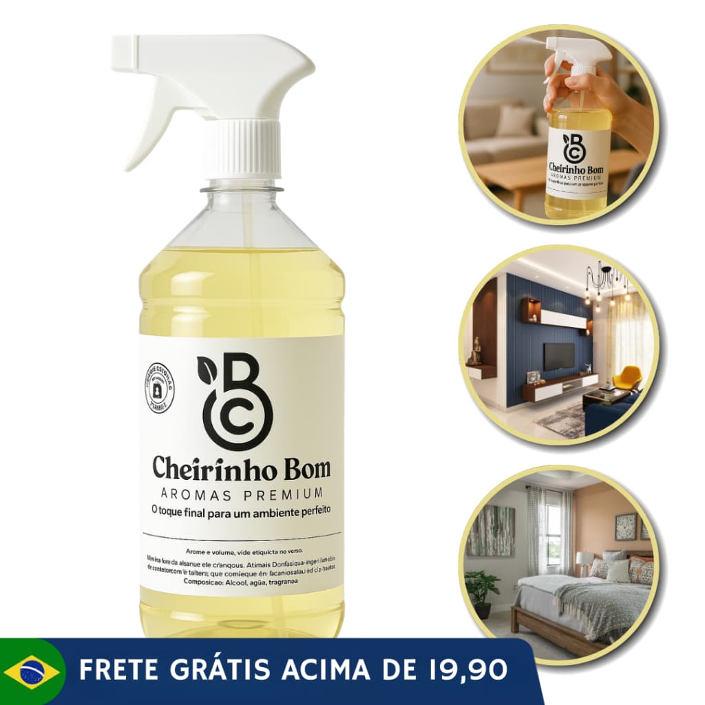 Refil Água Perfumada de Ambiente 1L Roupas Tecidos Cortinas Aromas Aromatizadores De Ambiente Home Spray Água de Passar