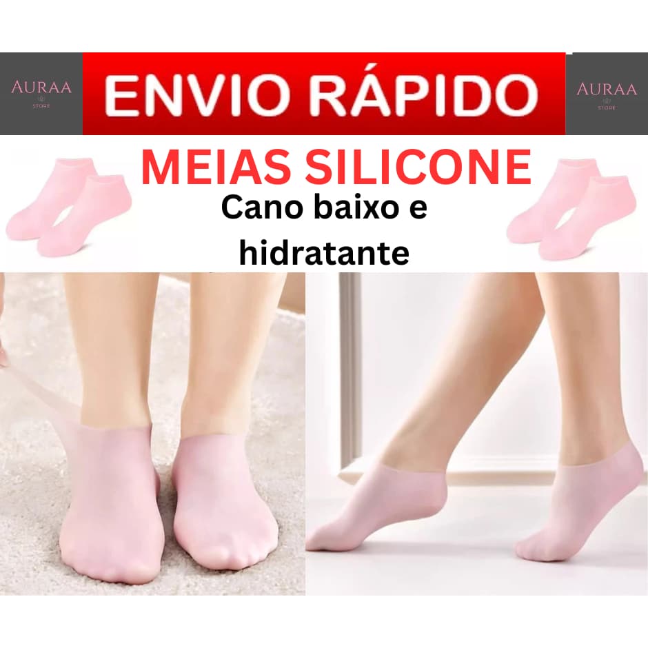 Par Meias Silicone Cuidados Com Os Pés Spa Uso Doméstico Novo Calcanhar Gel Hidratante Pé Rachado A Pele Protetores