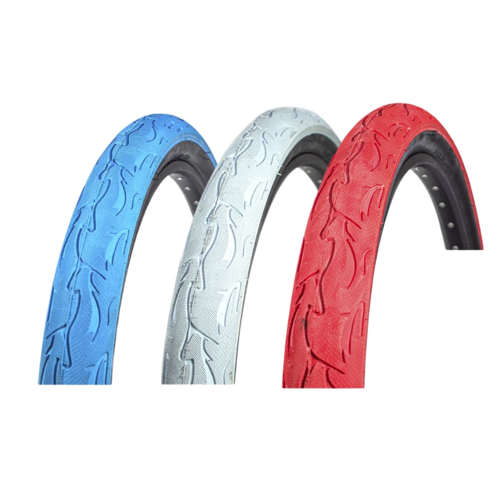 Pneu Bike Vee Rubber Aro 26 X 2.50 Flame Balão Grau Wheeling Bem Largo