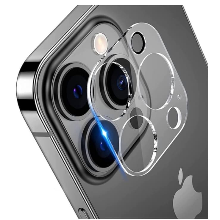 Película Câmera de Vidro Lente IPhone Traseira Compativel com IPhones 11 12 13 14 15 PRO MAX 16 Pro