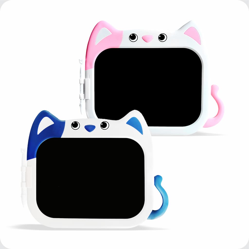 Lousa Lousinha Mágica P/ Desenhar Tela LCD Infantil Gato 28cm