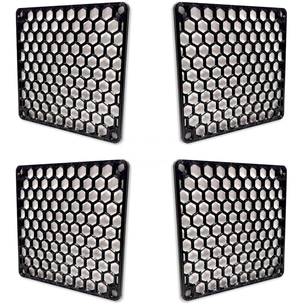 Kit 4 Grade 80mm Para Fan Cooler PC Gamer Servidor Desktop VGA Fonte - Tela Proteção