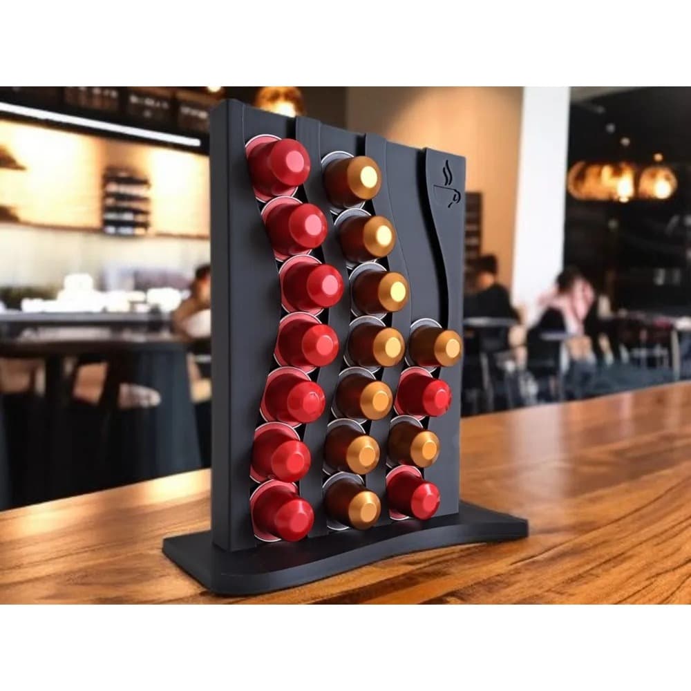 Porta Cápsulas Nespresso – Organizador Moderno e Inovador - Elegância em seu Ambiente