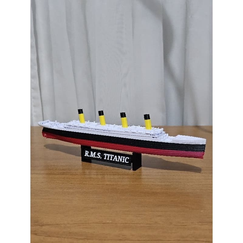 Miniatura Navio RMS Titanic 27cm Escala 1:1000 Colecionável Presente Decorativo Detalhado com Suporte