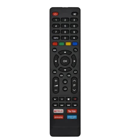 kit 10 6 Controle Compatível Com Tv Britânia 32 E 40 Smart Le-7250