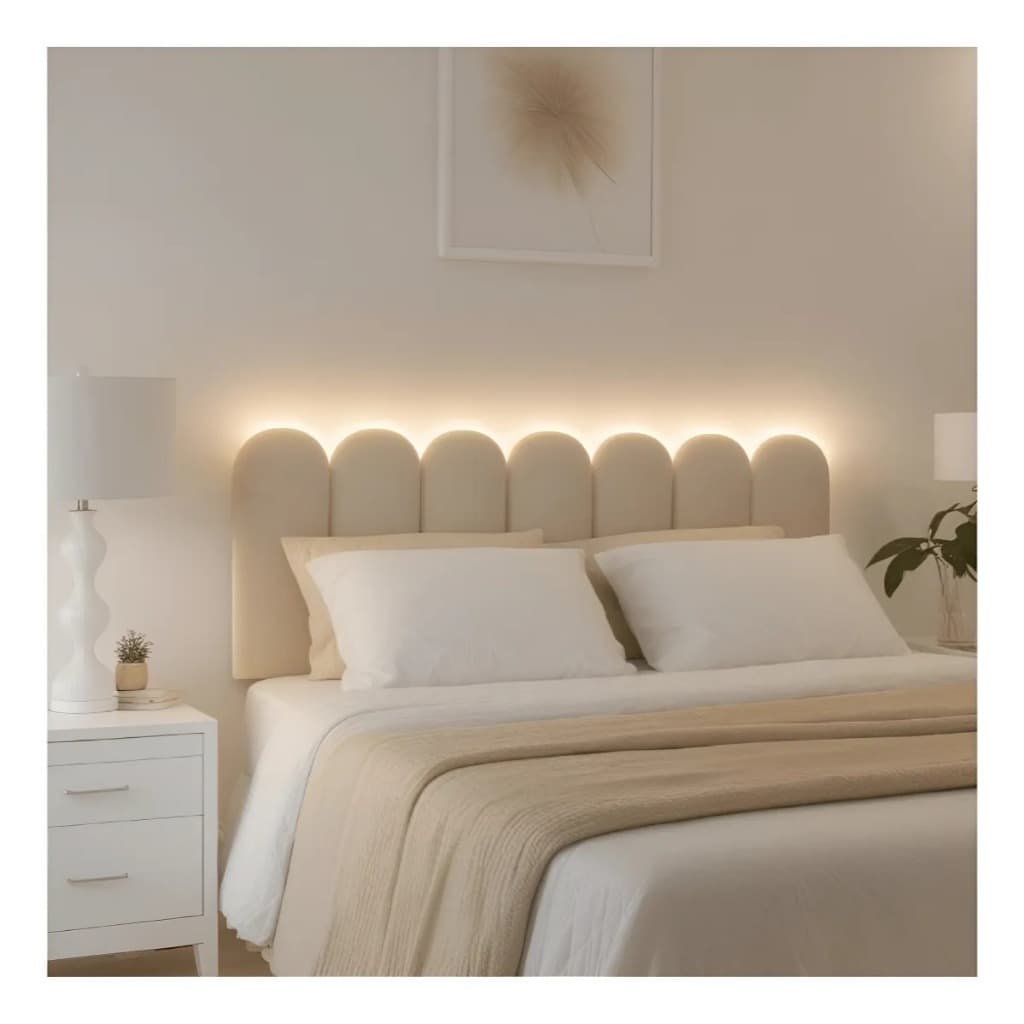 Kit Cabeceira Estofada Nuvem Suede Adesiva 20x45 Solteiro Casal Queen King solteiro em L