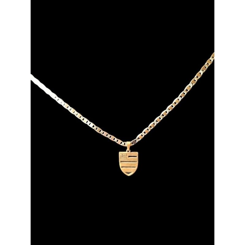 Corrente Piastrine masculina + pingente de time favorito