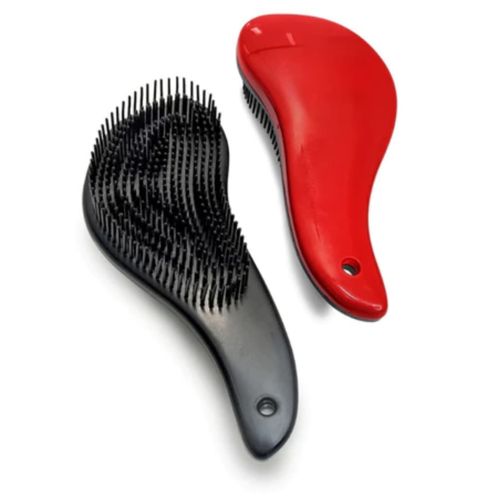 ESCOVA MÁGICA FUNCIONAL ANT FRIZZ DESEMBARAÇAR CACHOS AFRO BLACK FEMININO MASCULINO UNISEX