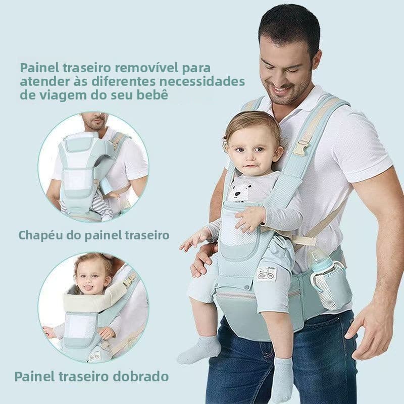 Banco Varias Cores De Cintura Para Bebê Canguru Bebe Passeio Infantil Carrier