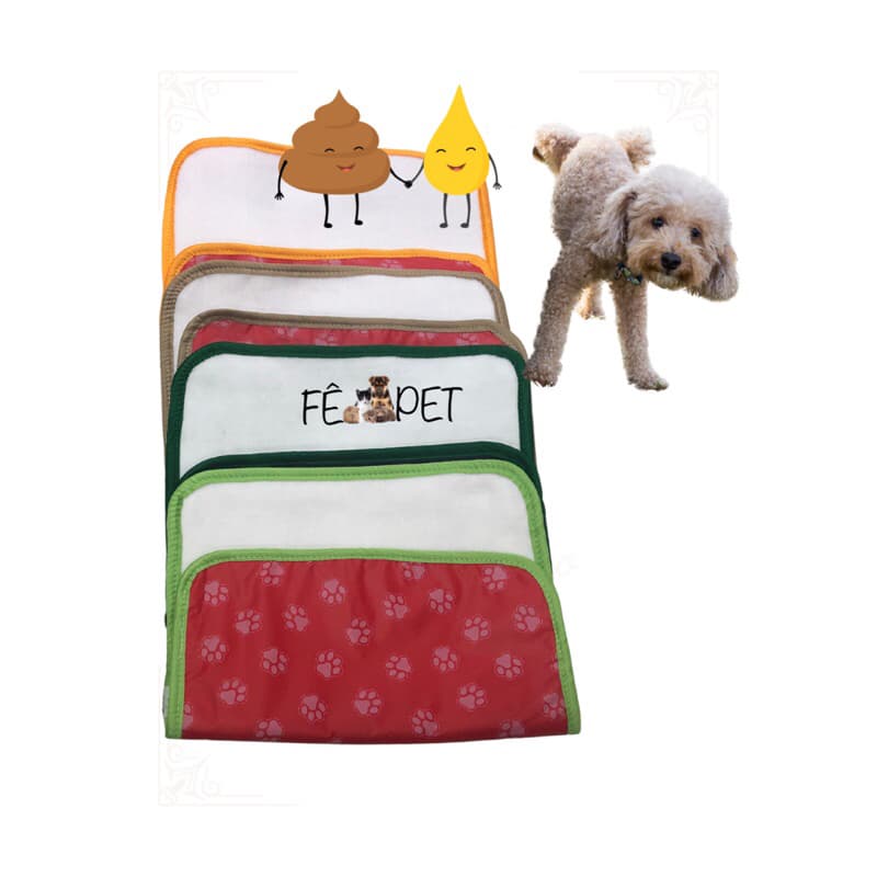 kit 4 tapete Higiênico antivazamento cães- pode lavar FBBunixxex 40x 50 Fê Pet
