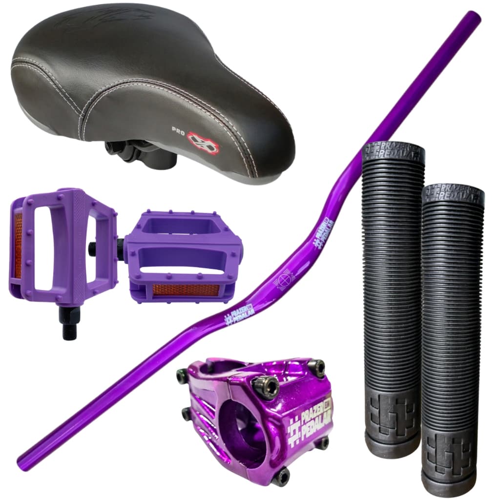 Kit Guidão Wheeling Freerid Curvo 800mm Voador Gios Viking
