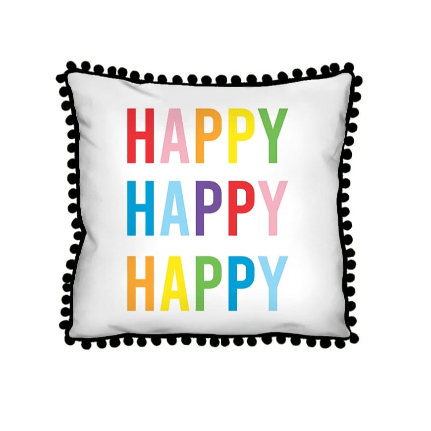 Almofada Infantil Happy Pompom