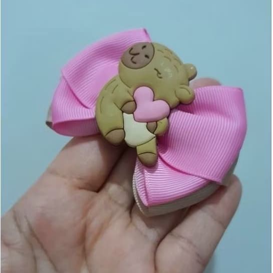 Laço Capivara / Capivara / Laço infantil / Laço de menina / Laço de cabelo / acessórios
