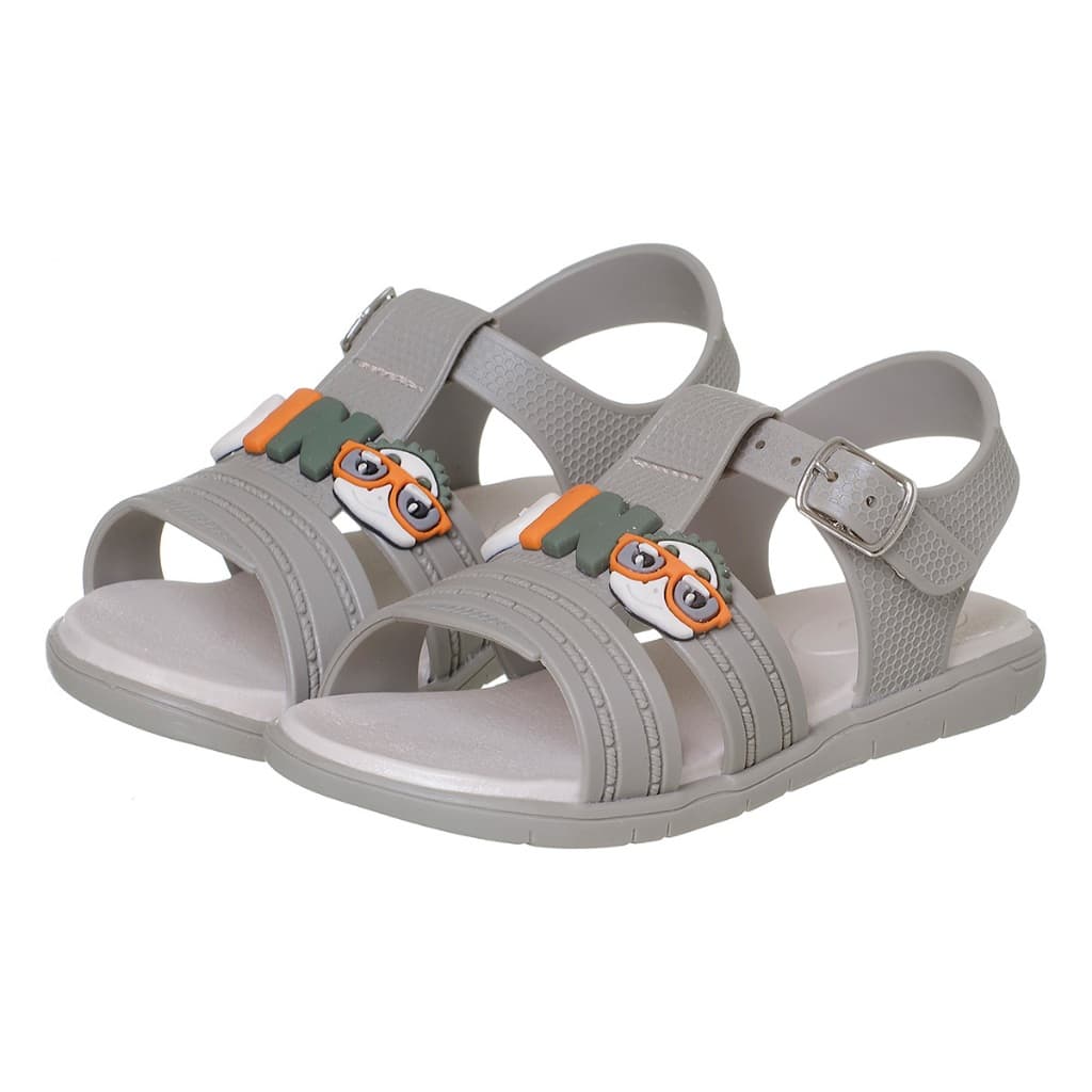 Sandalia de Borracha Infantil Menino Dinossauro Areia Chique Top