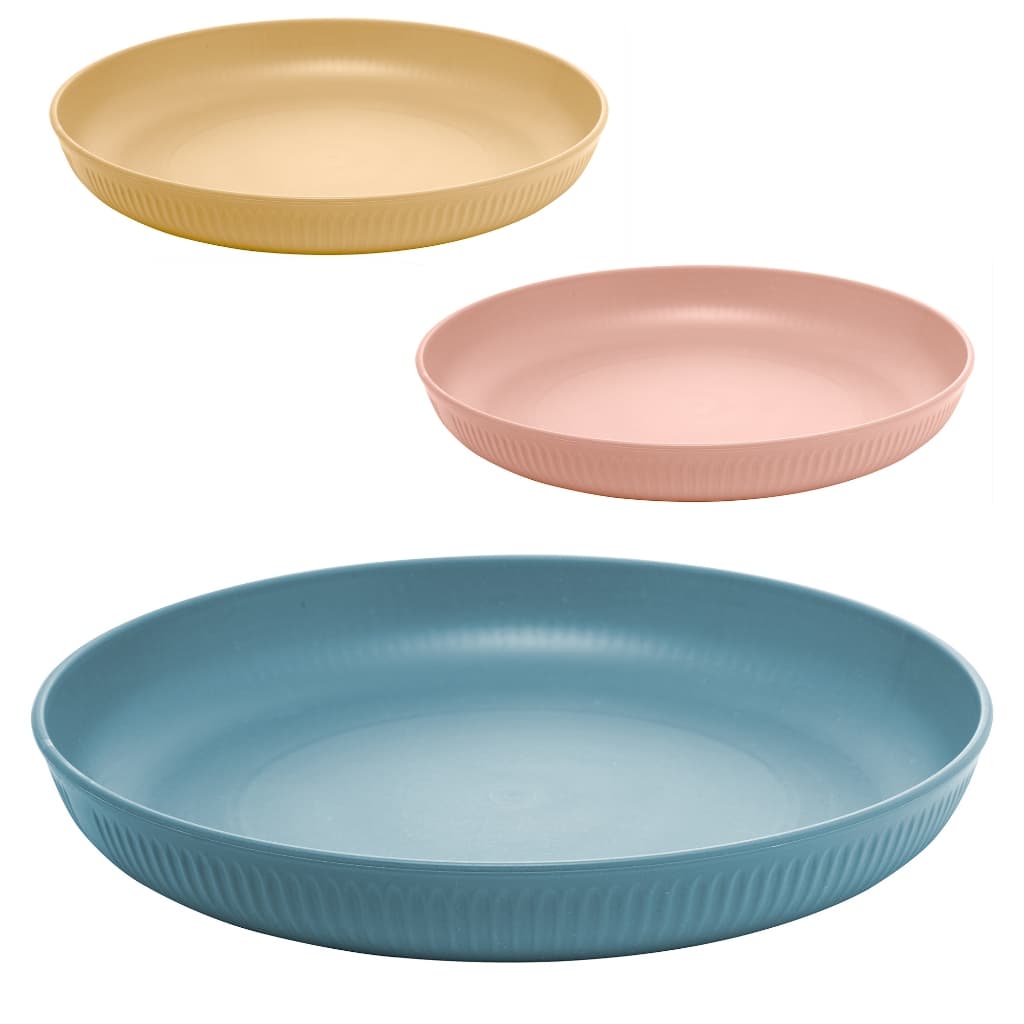 PRATO DE BAMBU ECOLOGICO PARA SOBREMESA STRIPES 20CM DE Ø Código 4163708