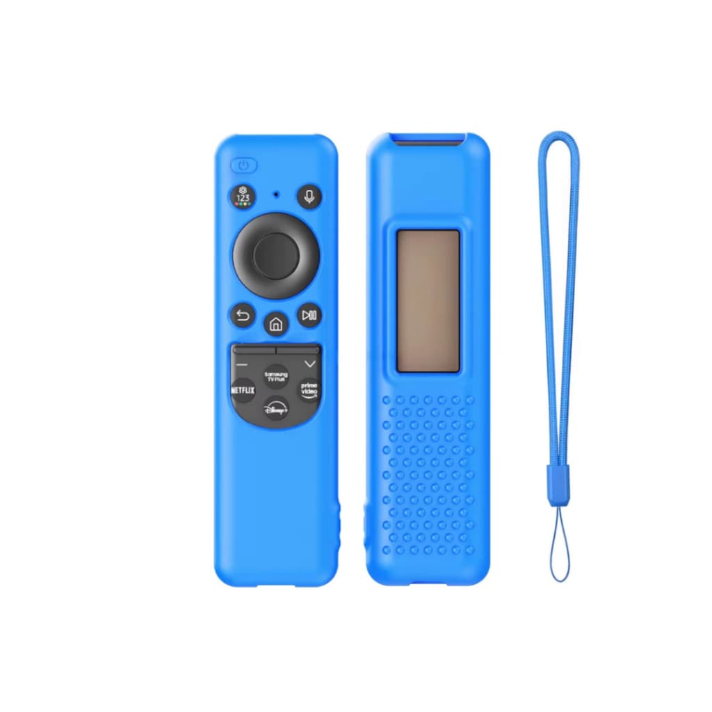 Kit 2 Unidades – Capas de Silicone Azul Piscina Antiderrapantes p/ Controle de Smart TV